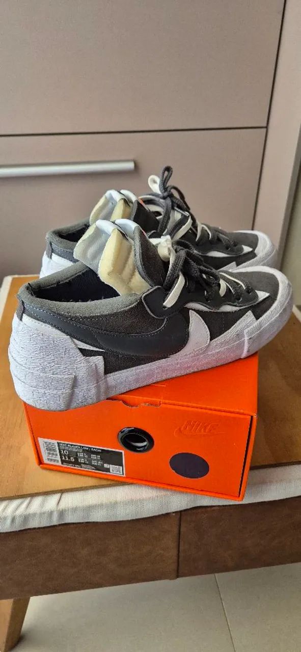 Tênis Nike Blazer low Sacai - Foto 2