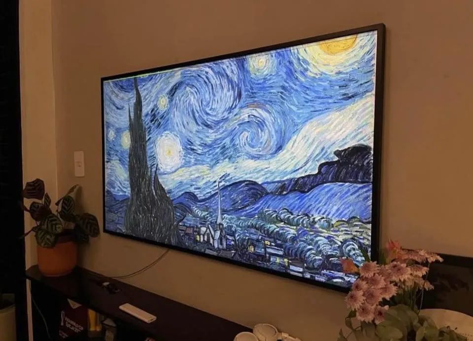 TV com tela de 55 polegadas