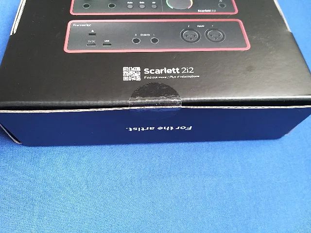 Interface De Áudio Focusrite Scarlett 2i2 USB 4a geracao - Foto 2
