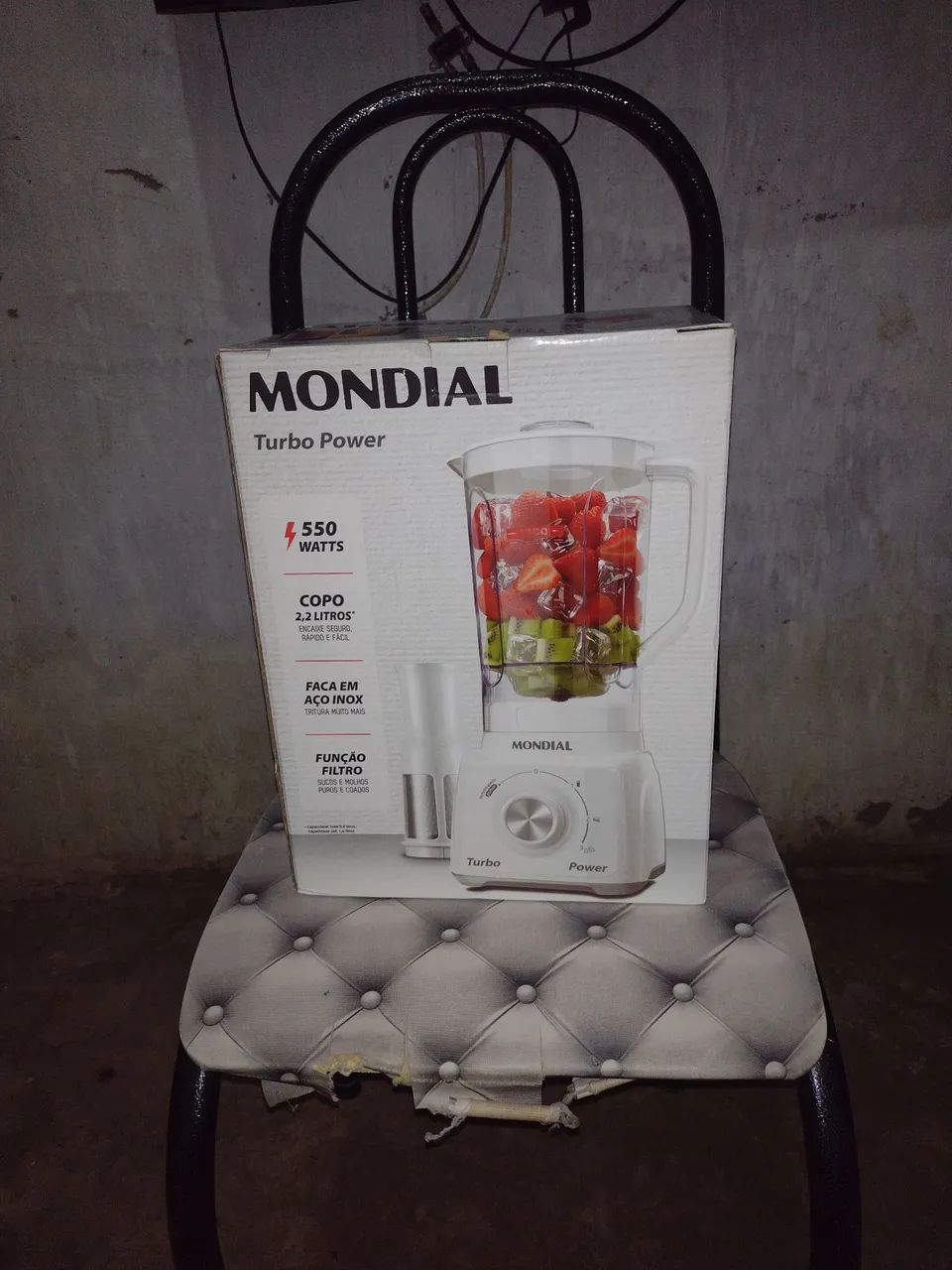 Liquidificador Mondial Turbo Power 550W 2,2L