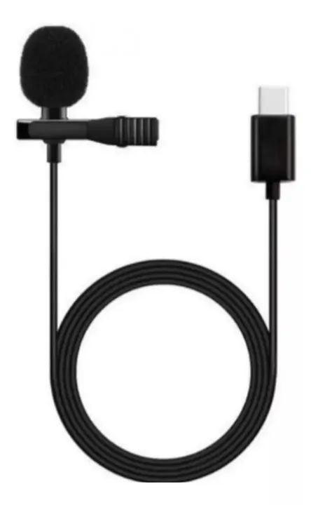 Microfone De Lapela Condensador Tipo-C 1,5m - Foto 5