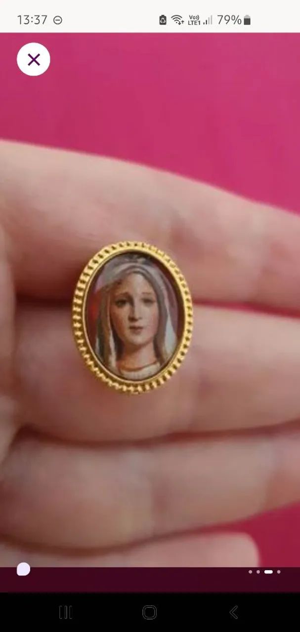 Broche nossa senhora  - Foto 3