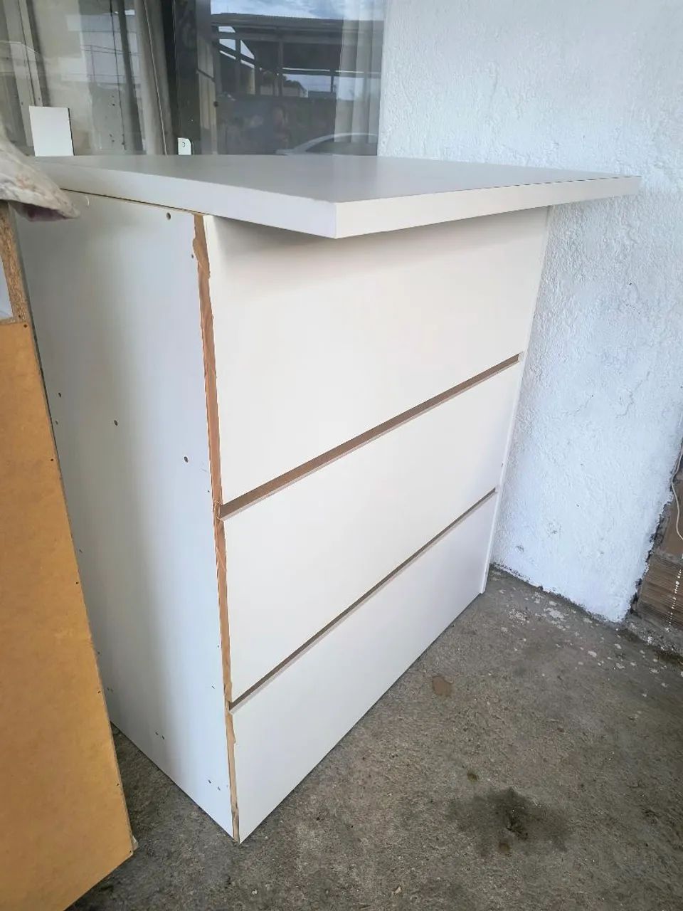 Balcão para Atendimento em MDF Branco - Foto 3
