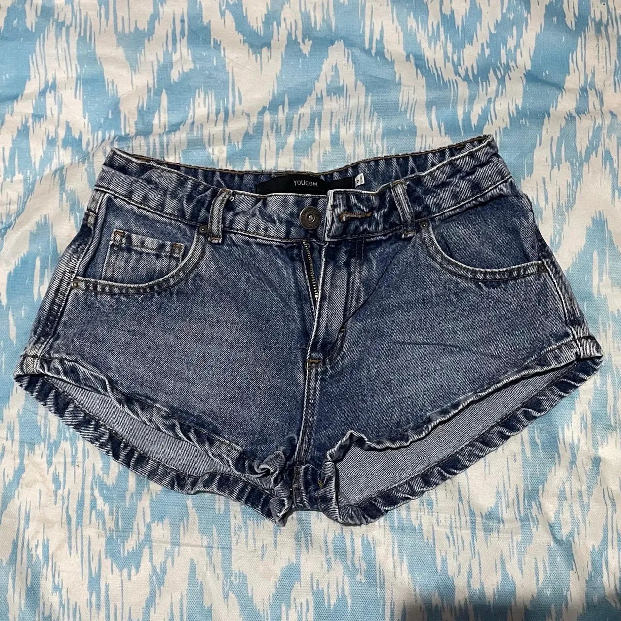 Short jeans feminino YOUCOM Roupas Rio Grande da Serra
