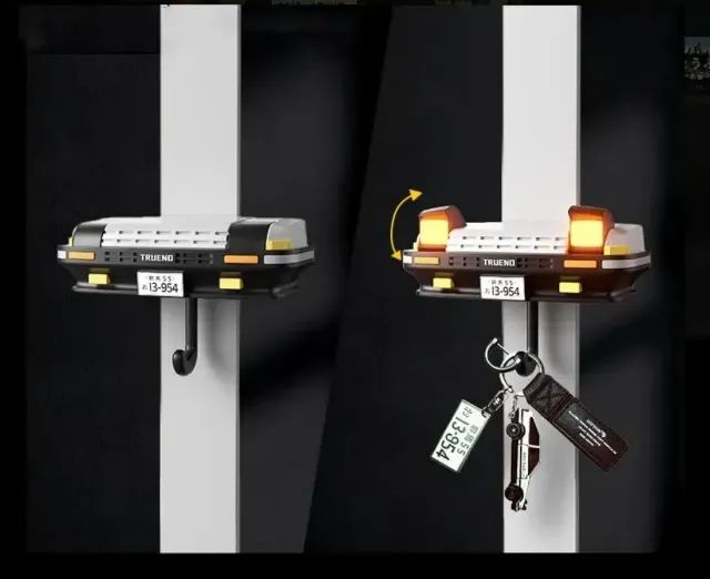 Gancho De Chaveiro Clássico Com Capô De Carro Retrô - Foto 2