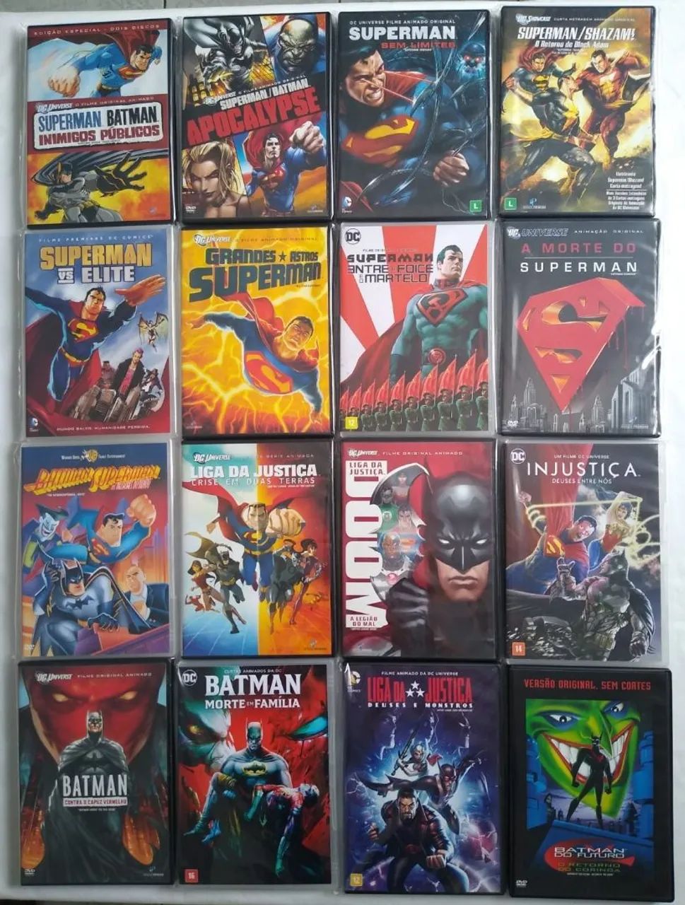 60-ANIMAÇÕES DC COMICS+SÉRIE ANIMADA BATMAN E SUPERMAN(COMPLETAS) - Foto 2