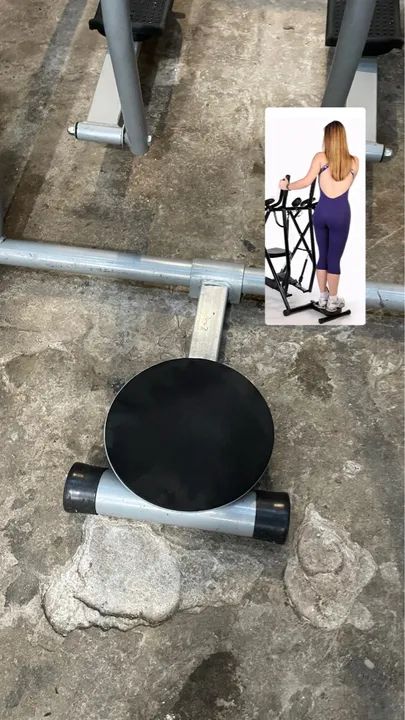 Simulador de caminhada, cadeirinha abdominal e twister 3 em 1 - Foto 4