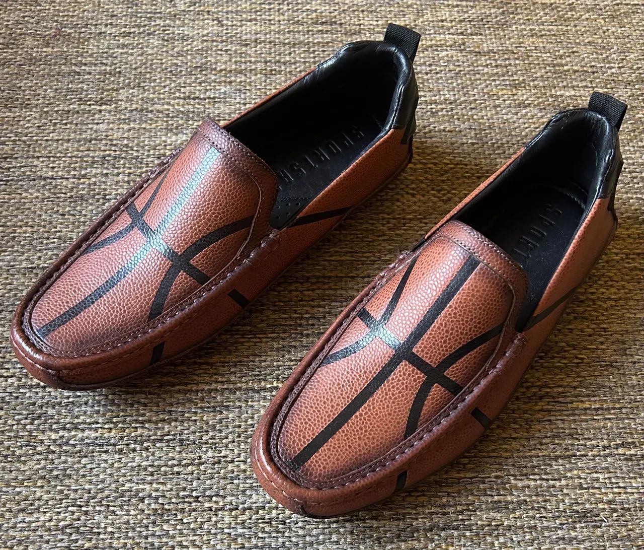 Loafer mocassim 41 em COURO