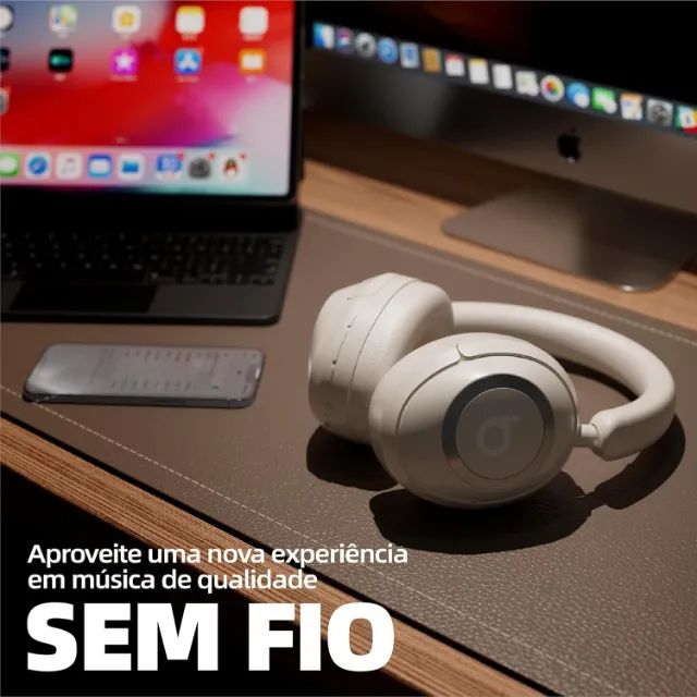 Fone de Ouvido Estéreo Bluetooth da Basike (Novo) Super Confortável - Foto 5