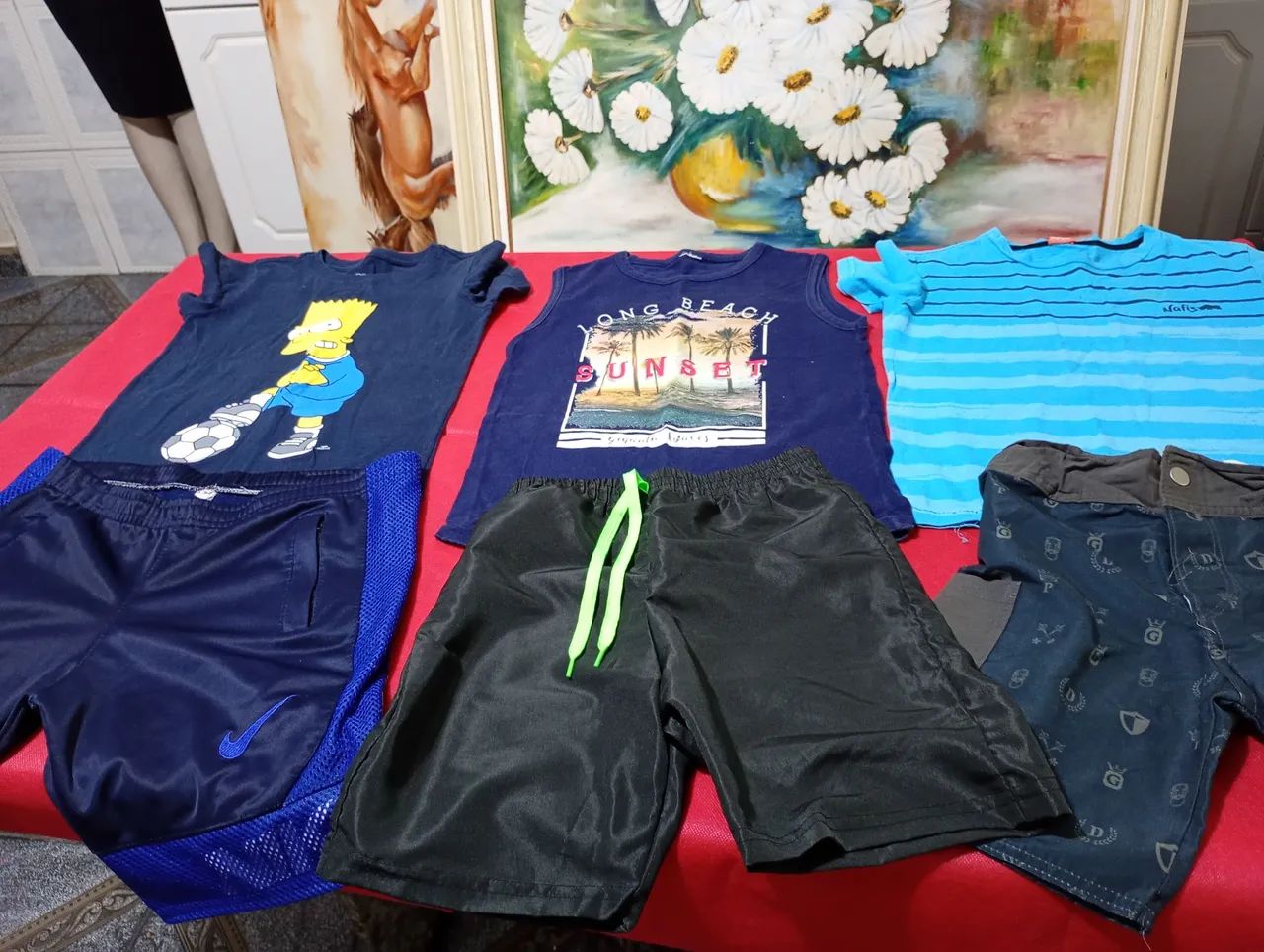 Roupa infantil  Tam 6 e 8  lote com 43 peça  tem alguma peça com avaria  - Foto 4