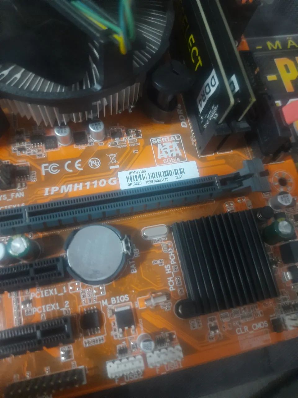 Kit placa mãe e I5 7400