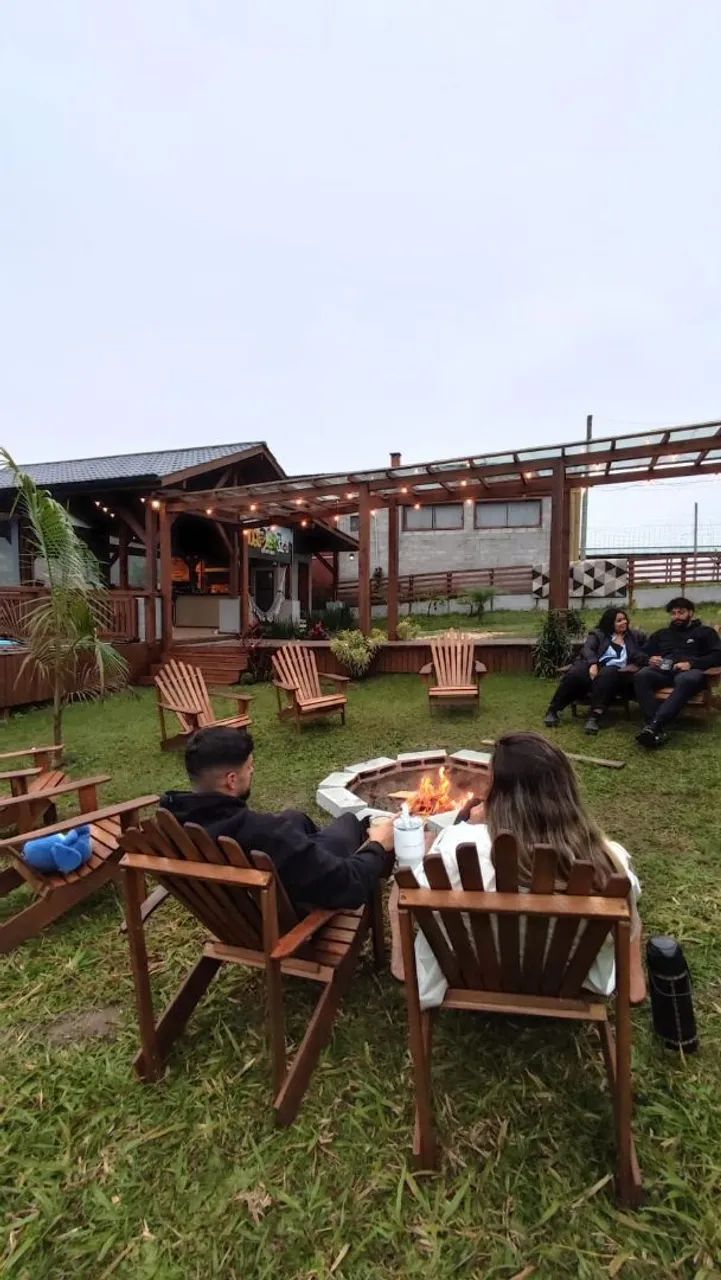 Cadeira pavão para área externa roda de fogo - Foto 2