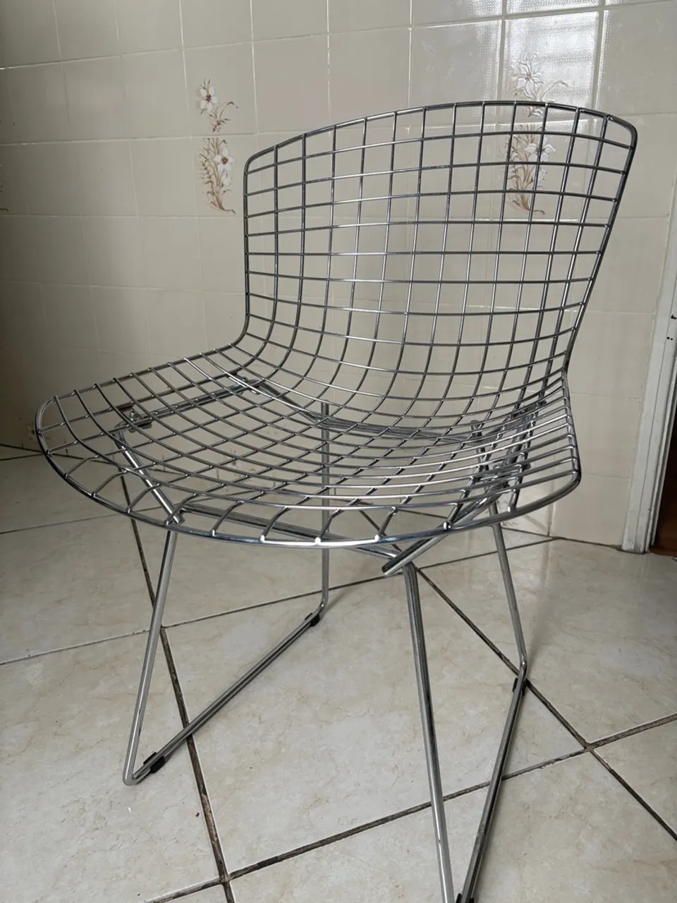 Cadeira cromada