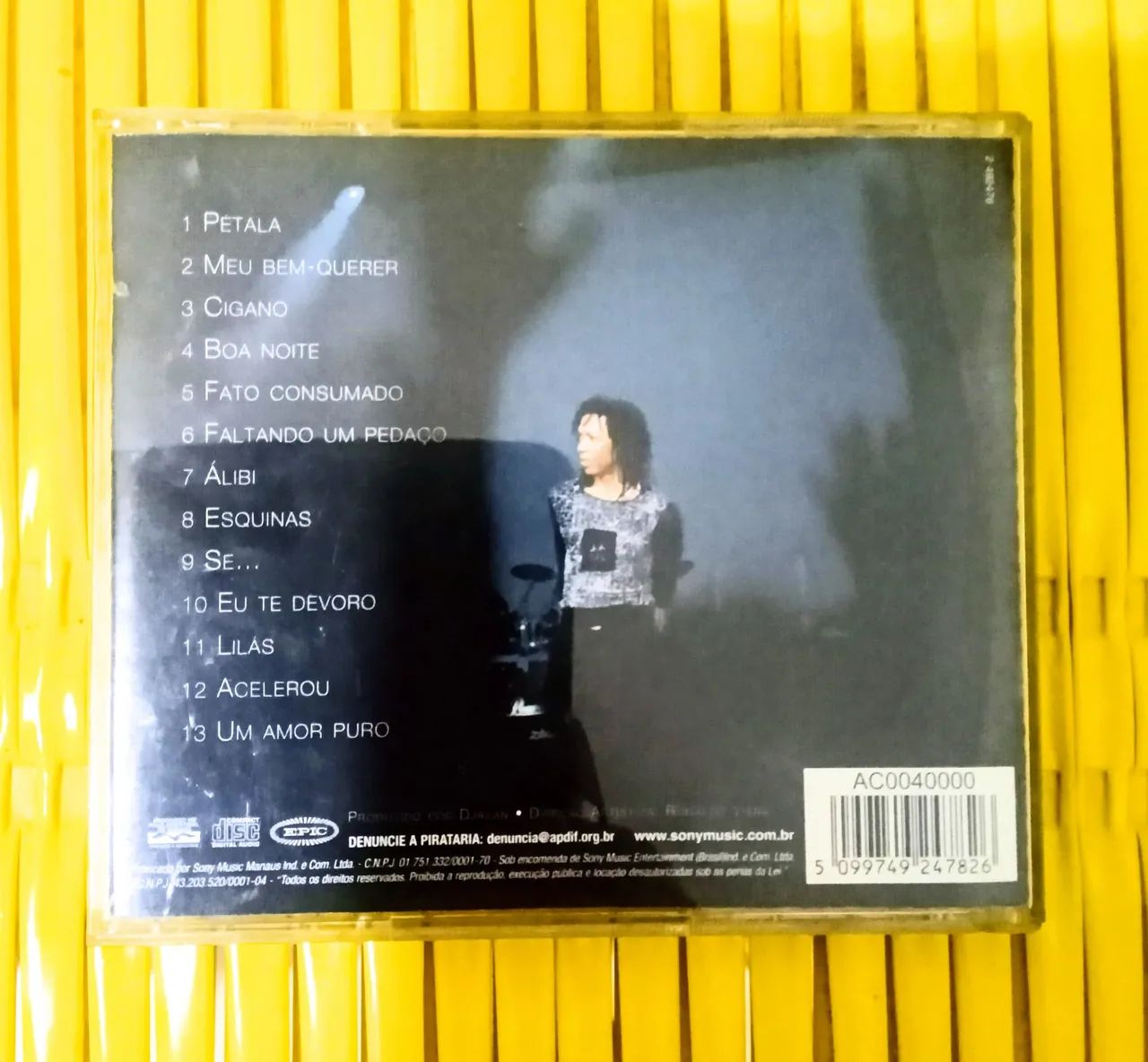 Cd Djavan - Ao vivo - Volume 2 - Original  - Foto 4