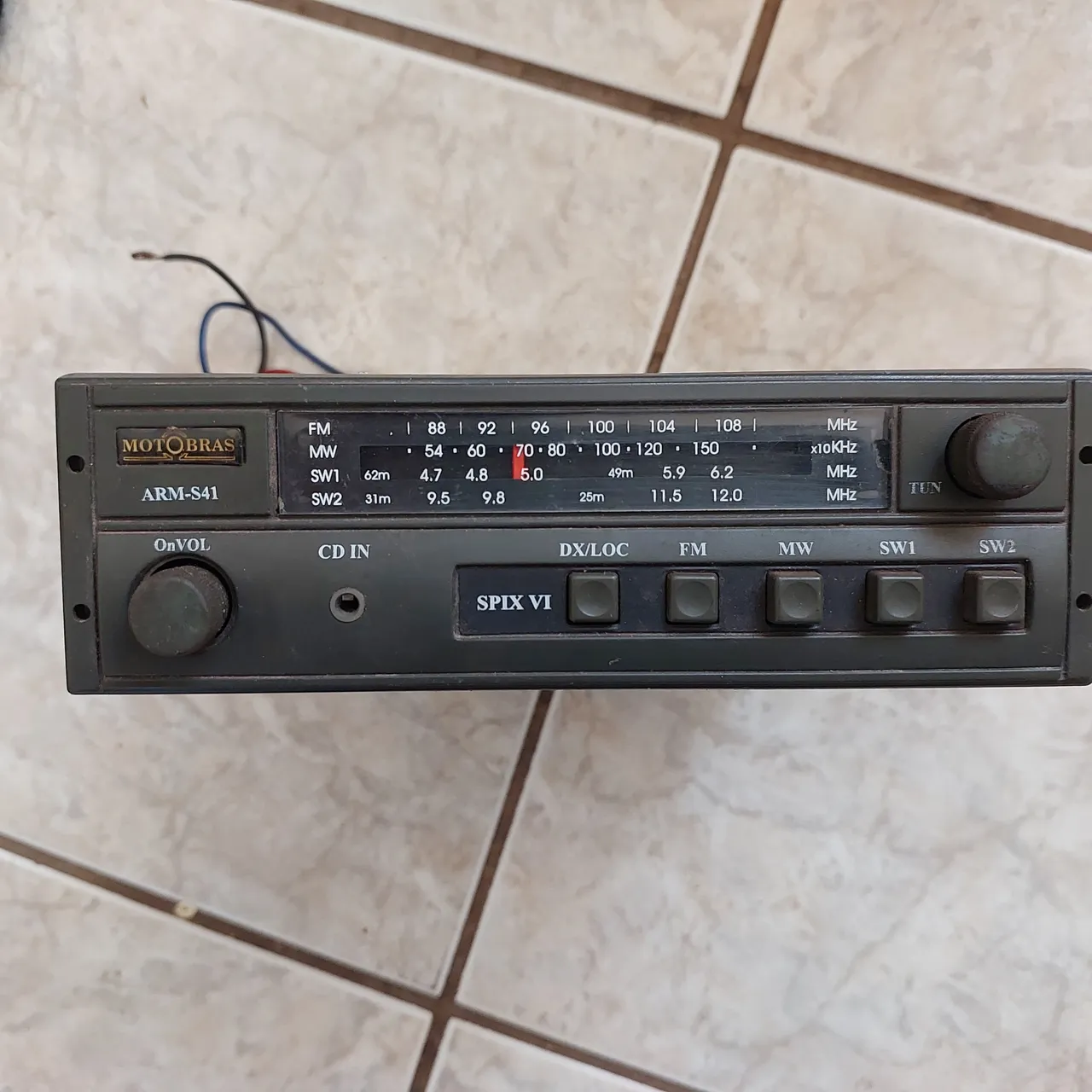 Rádio Automotivo Motobras ARM-S41