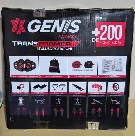Plataforma de Exercícios GENIS Transformer Full Body Station- Musculação em casa + de 200  - Foto 5