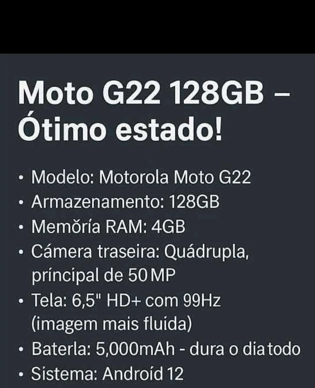 Motorola moto G22