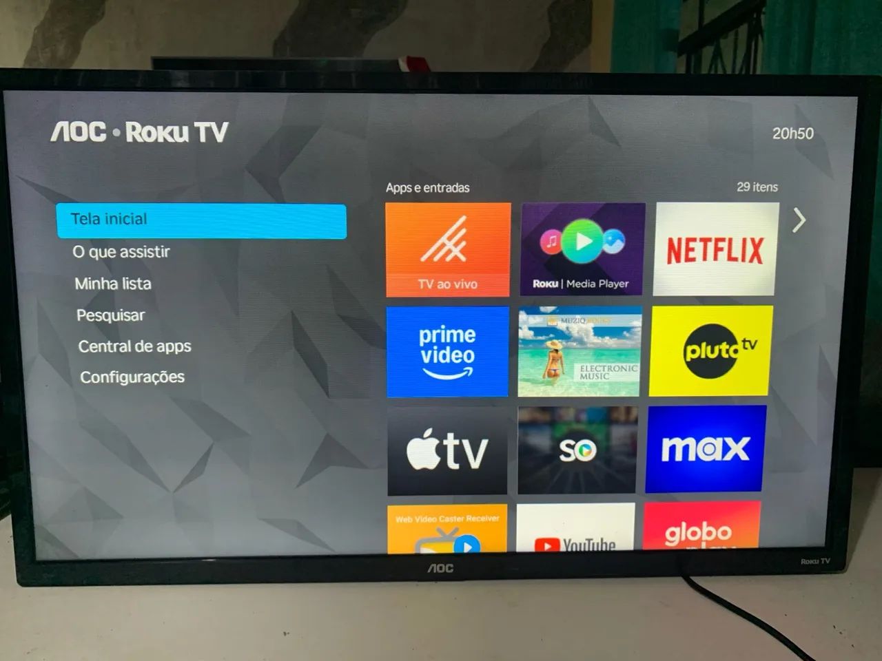 Tv 32 Smart Aoc roku - Foto 4