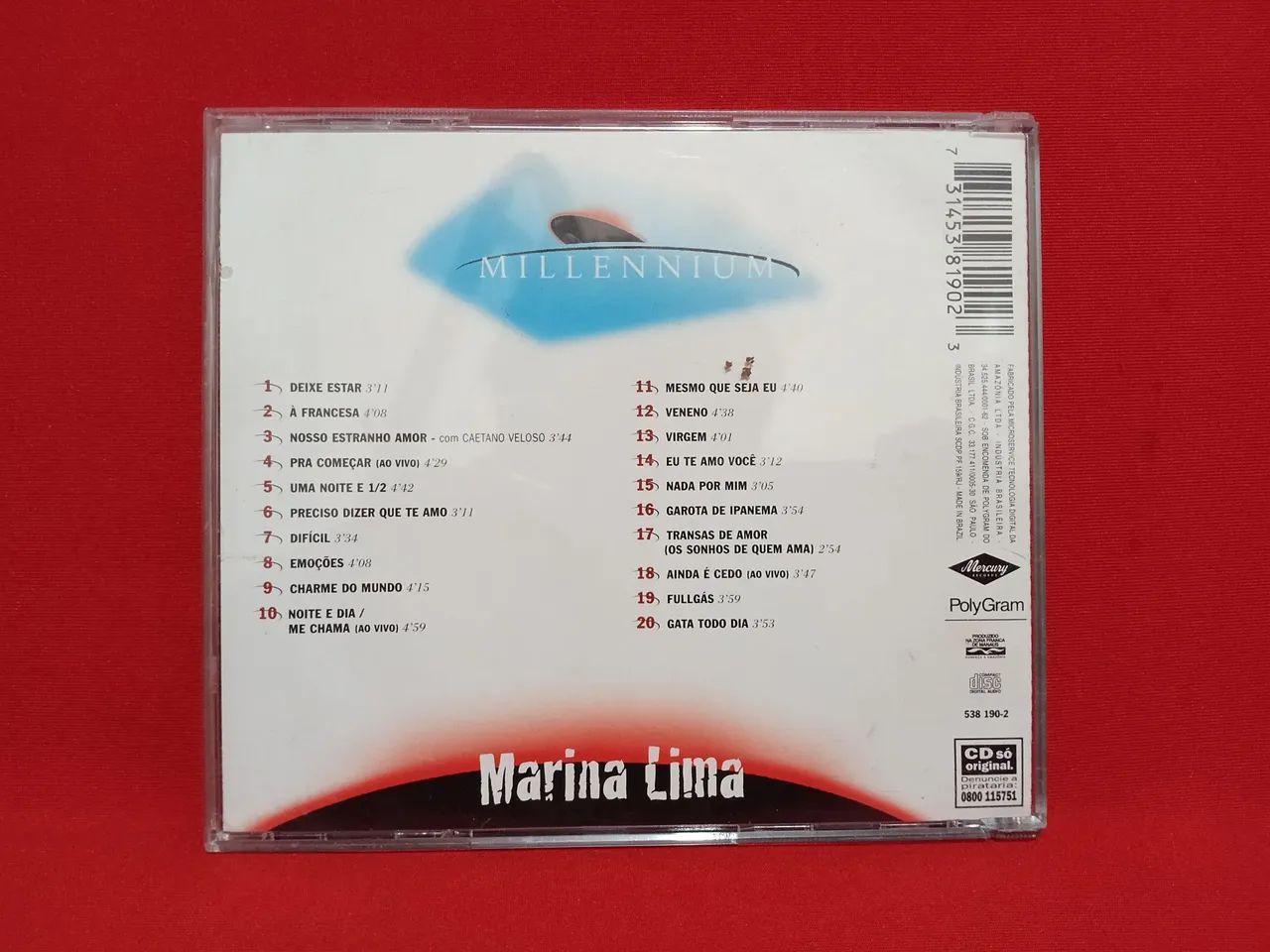 CD Marina Lima - 20 Músicas do Século XX - Foto 2