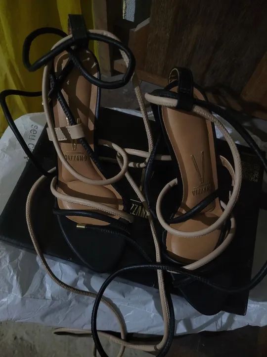 Sandália feminina Vizzano preta