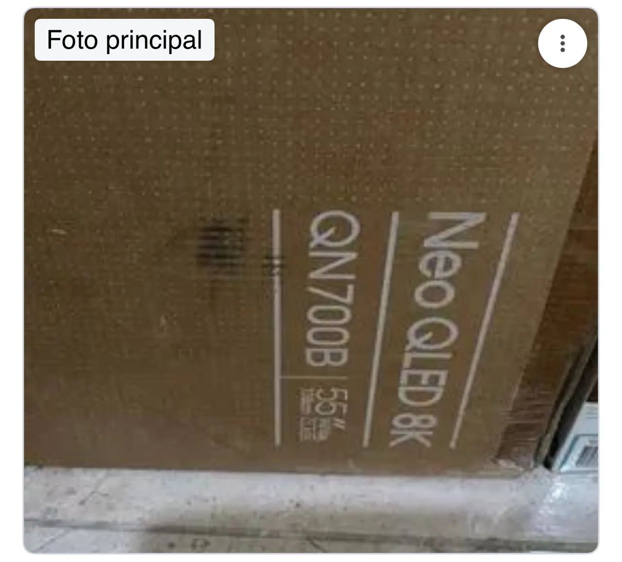 Tv Samsung 8k de 55 polegadas 3699 troco por outra tv maior volto dinheiro - Foto 2