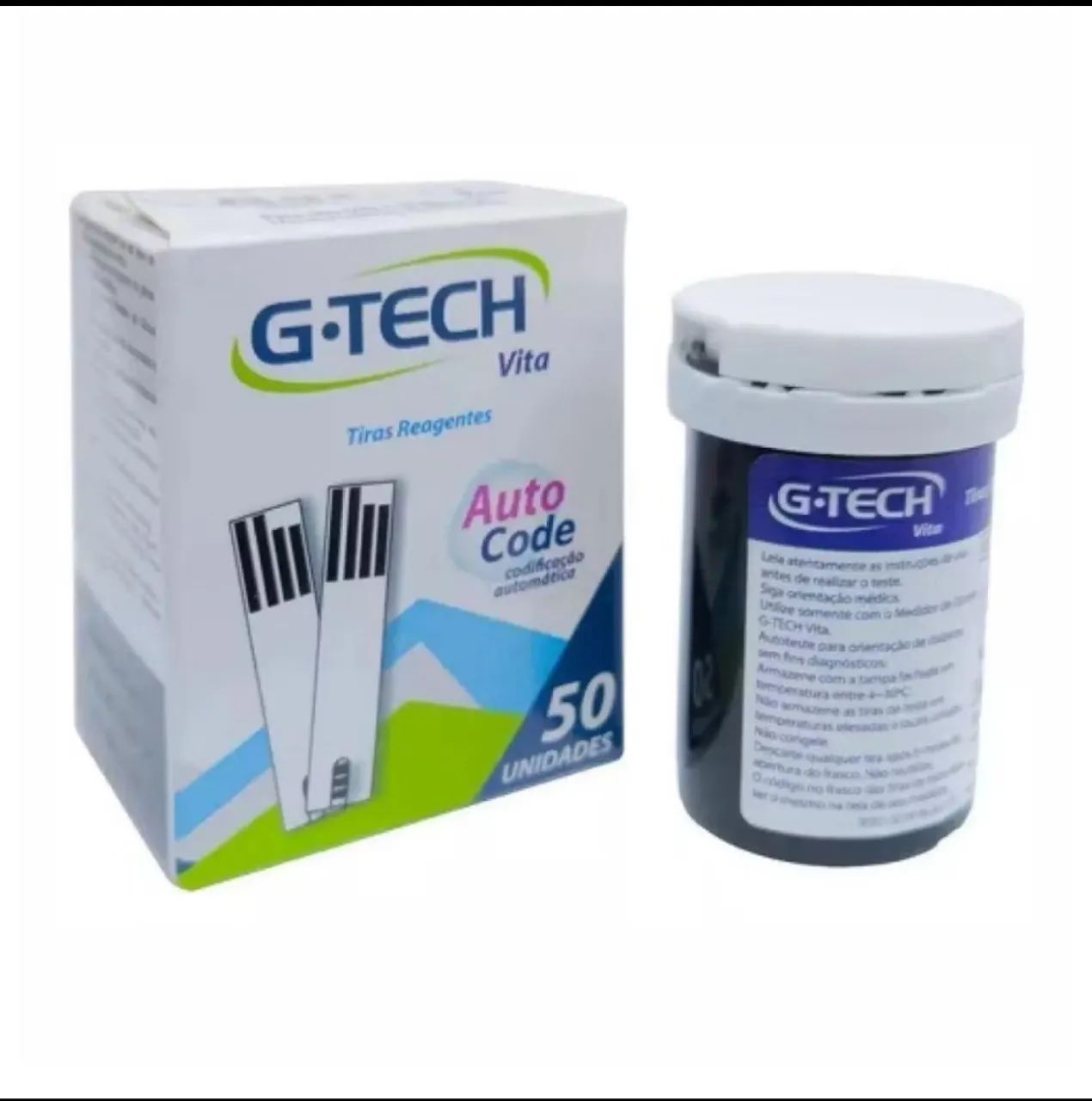 Tiras Reagentes G-Tech Vita - 50 Unidades