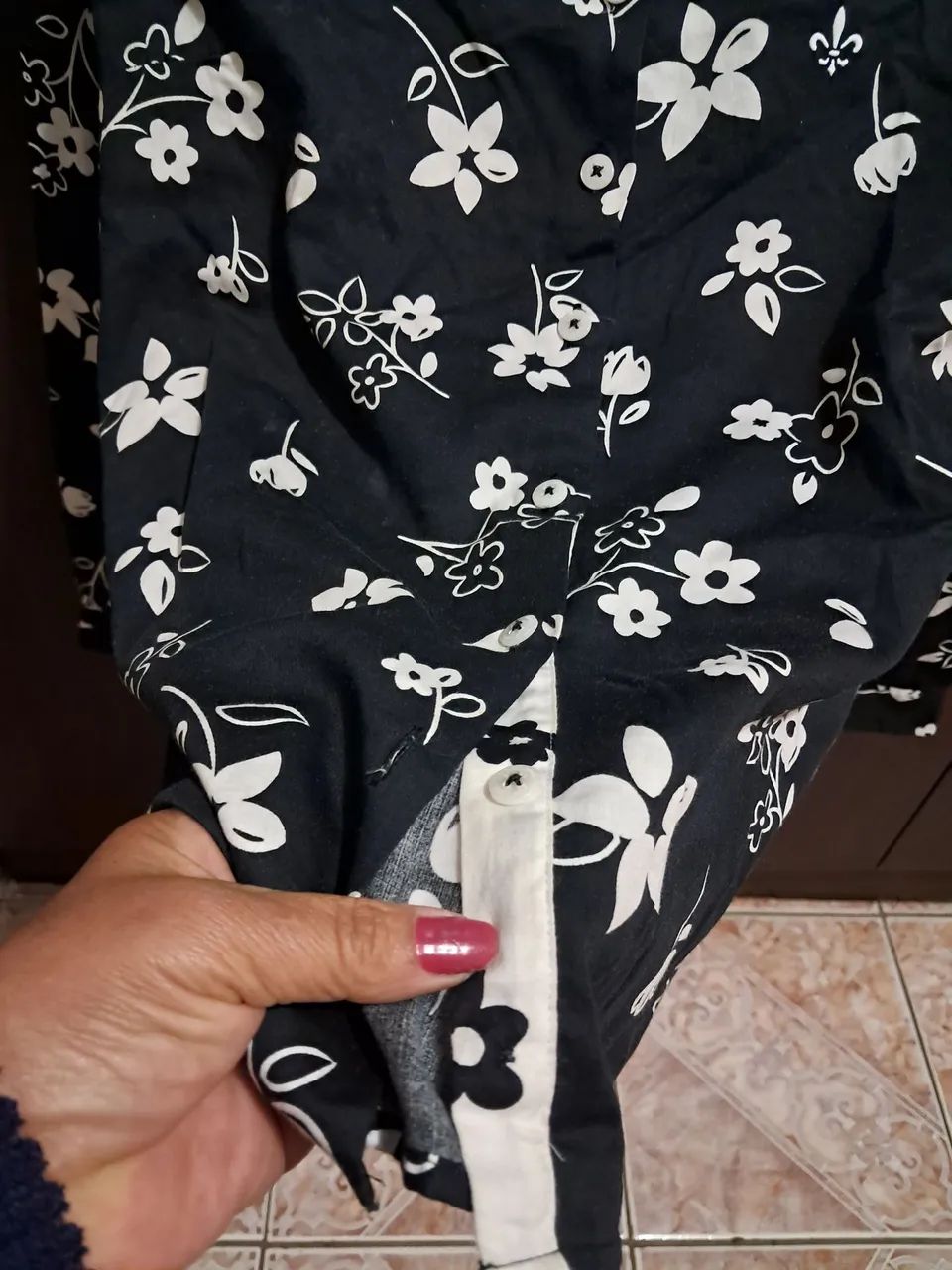 Camisa feminina estampada floral - Foto 3