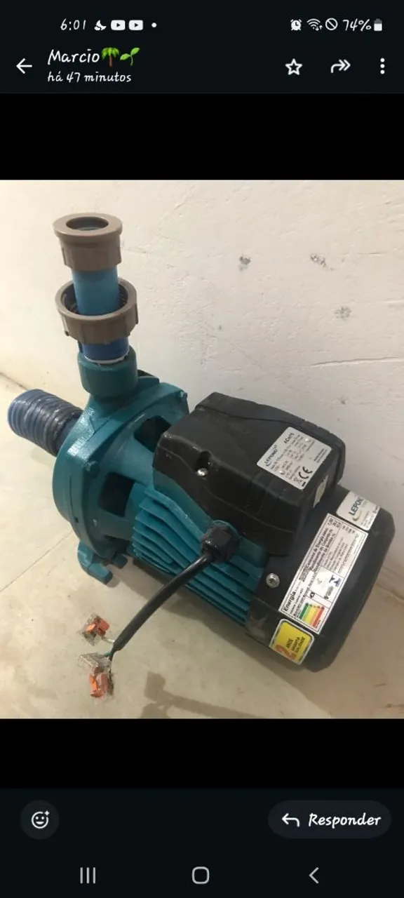 Bomba centrífuga lepono jc401
