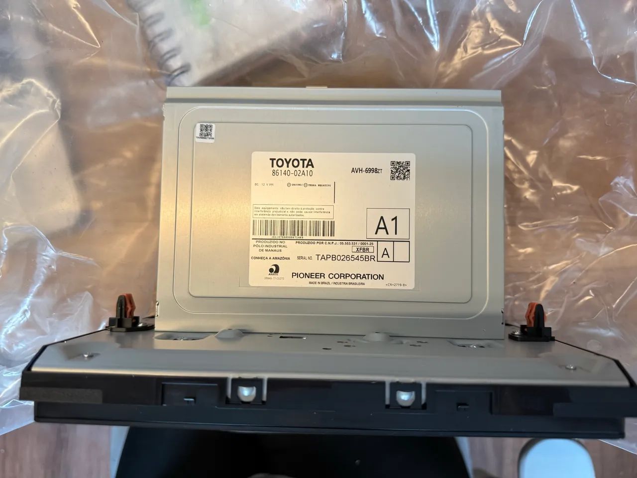 Central multimídia Toyota original - Modelo 86140-02A10 (Pioneer), nova - Foto 2