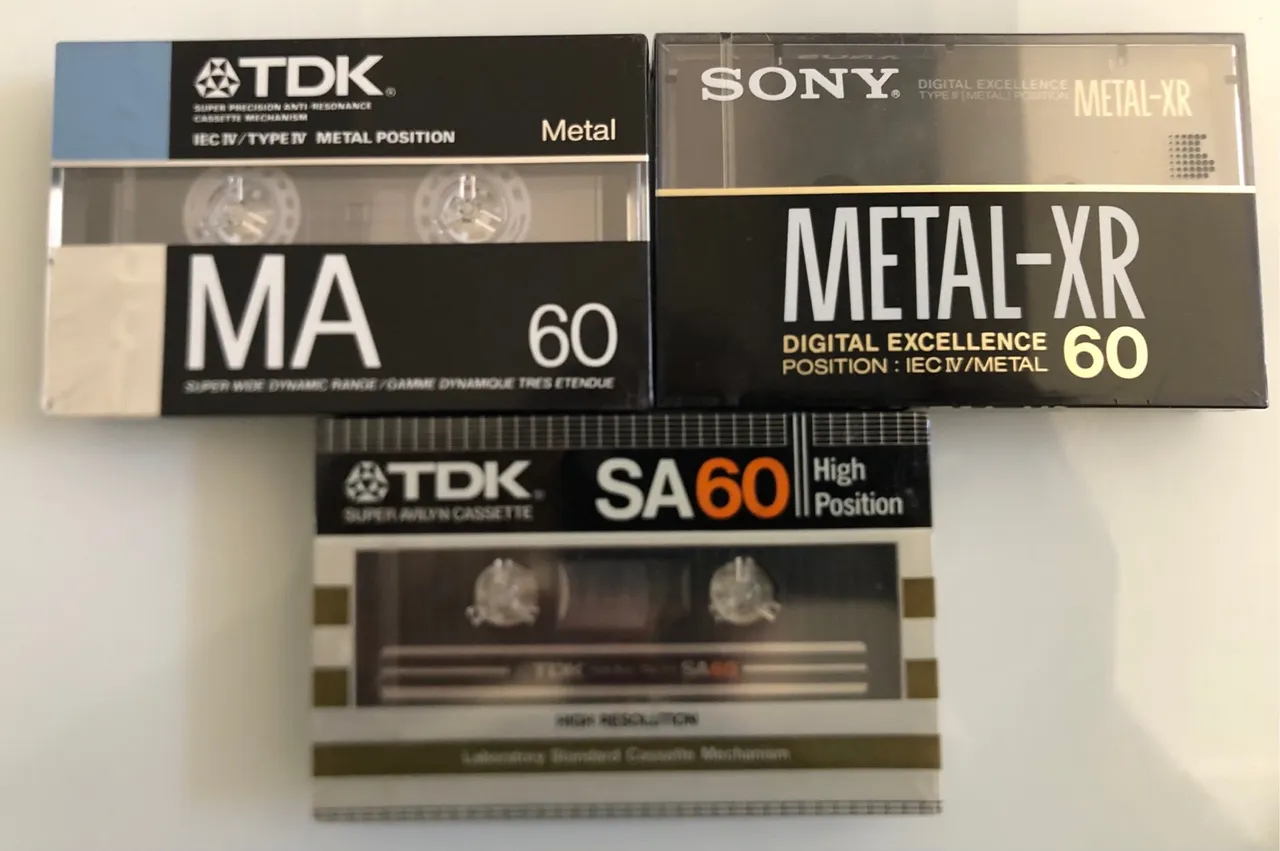 Fitas k7 TDK e Sony - Chrome e Metal - Ler Descrição
