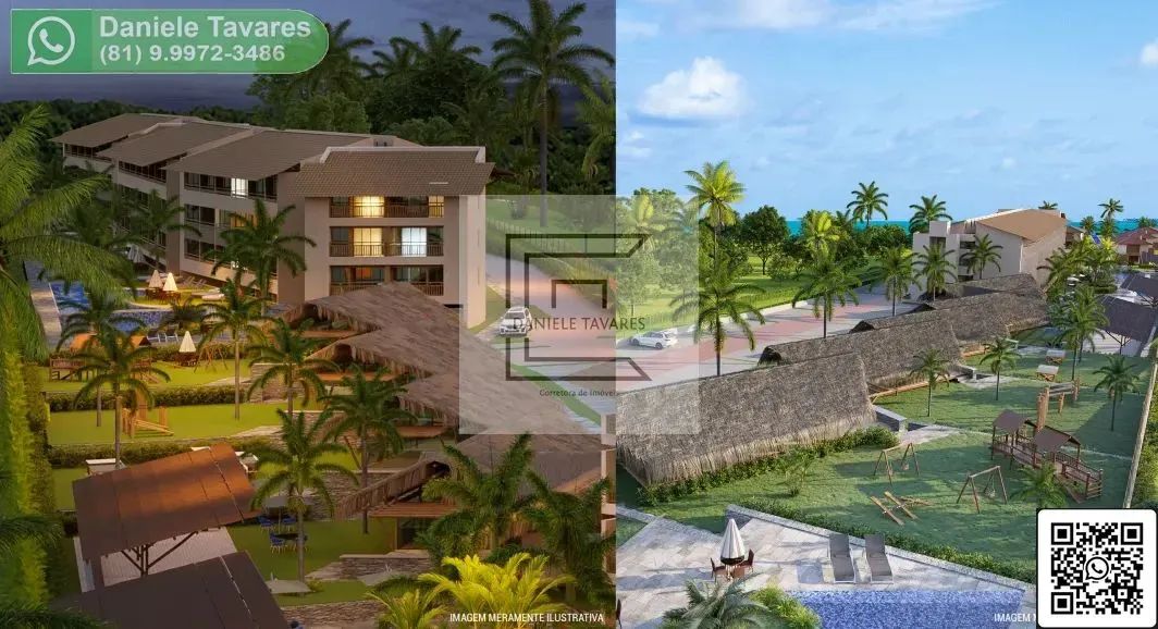 Flat na Praia dos Carneiros - Condomínio a Beira MAR - Foto 10