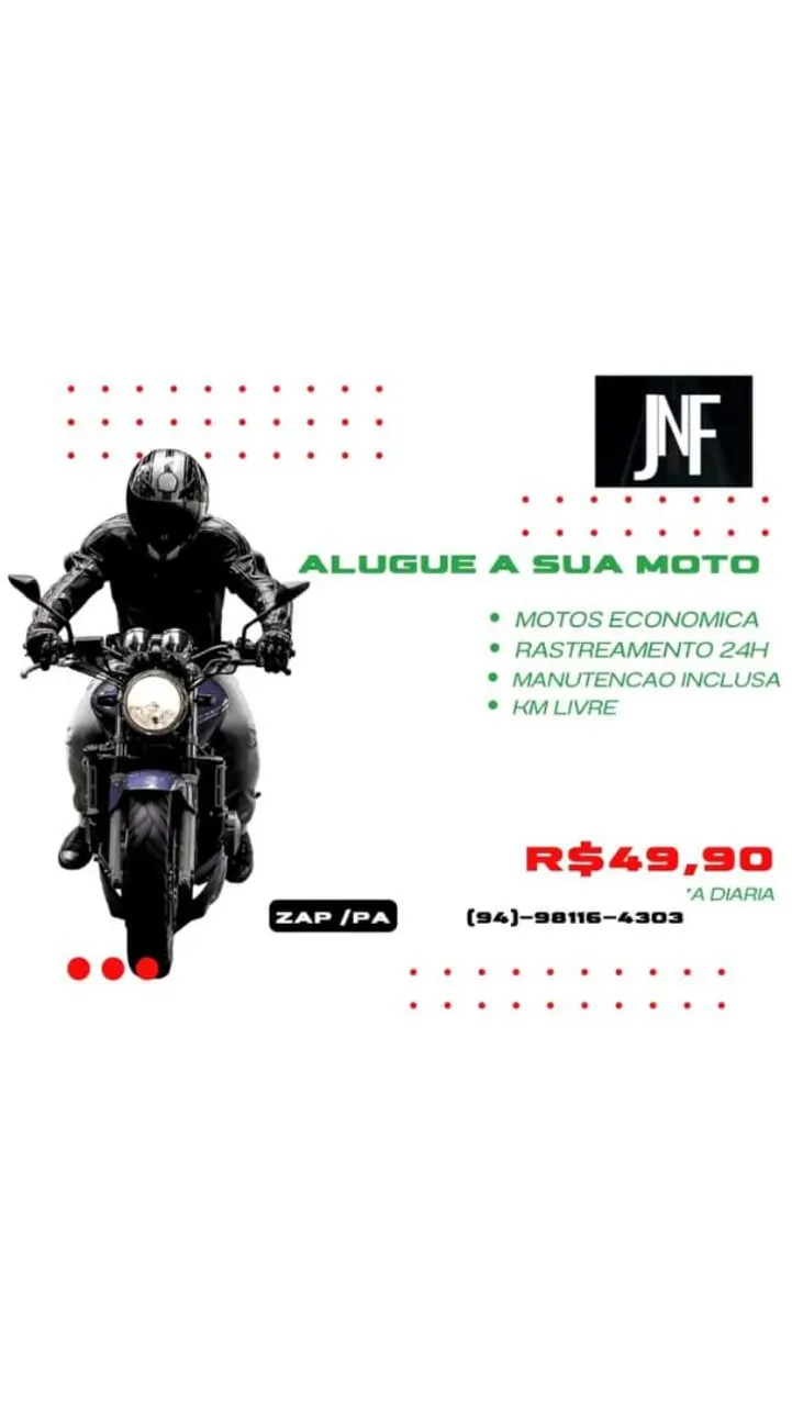 Aluguel de Motos Econômicas - JNF