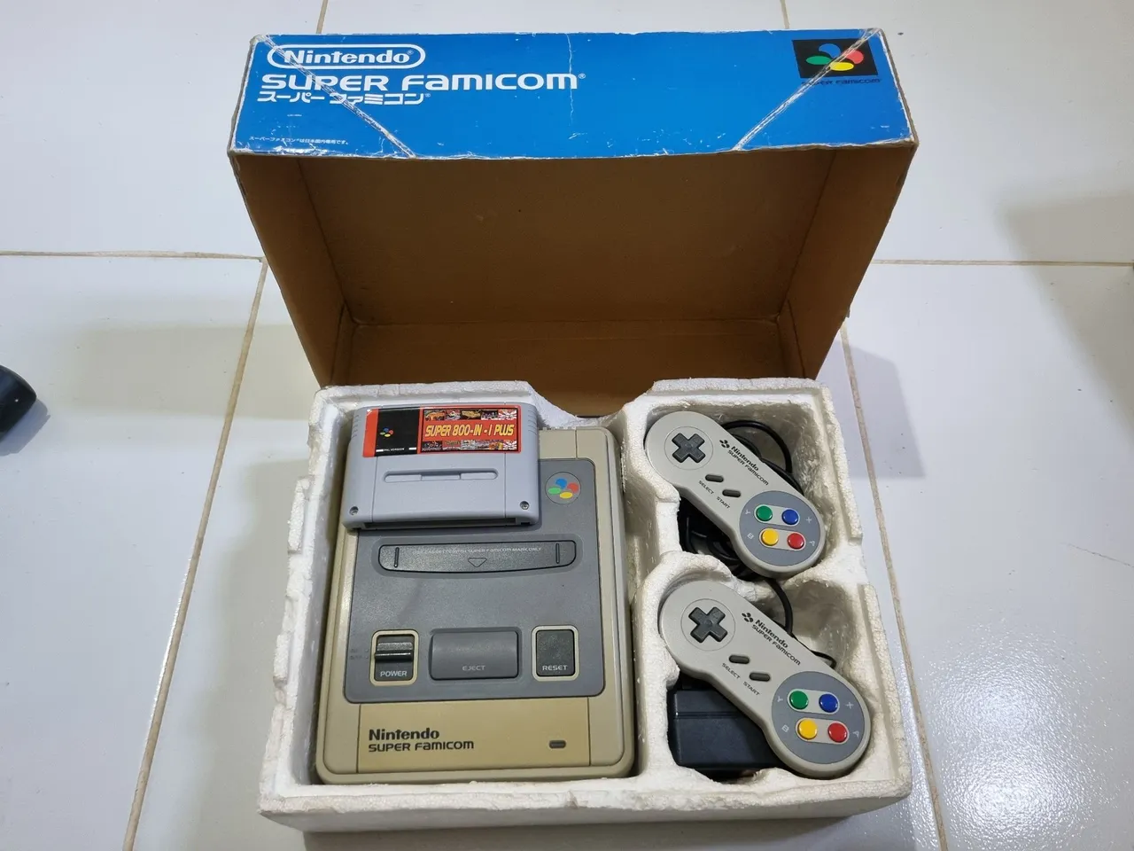 Super Famicom (Super Nintendo) Completo + Everdrive