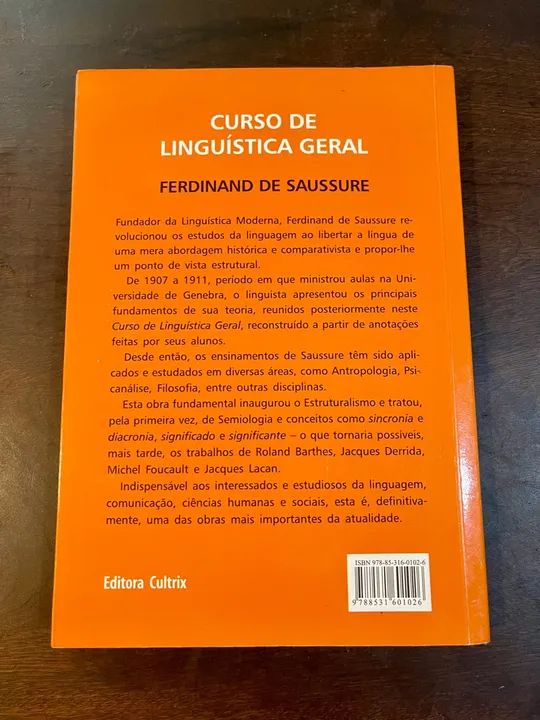 Curso de Linguística Geral Ferdinand Saussure - Foto 2