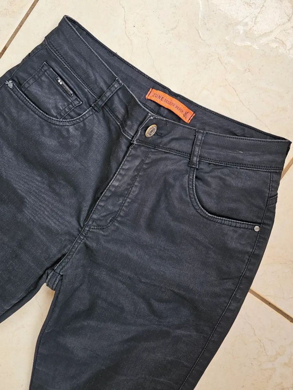 Calça Jeans Feminina Preta - Foto 2