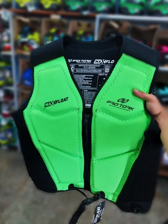 Lancha Colete Salva-Vidas Esporte Náutico Flutuação Protork para lancha