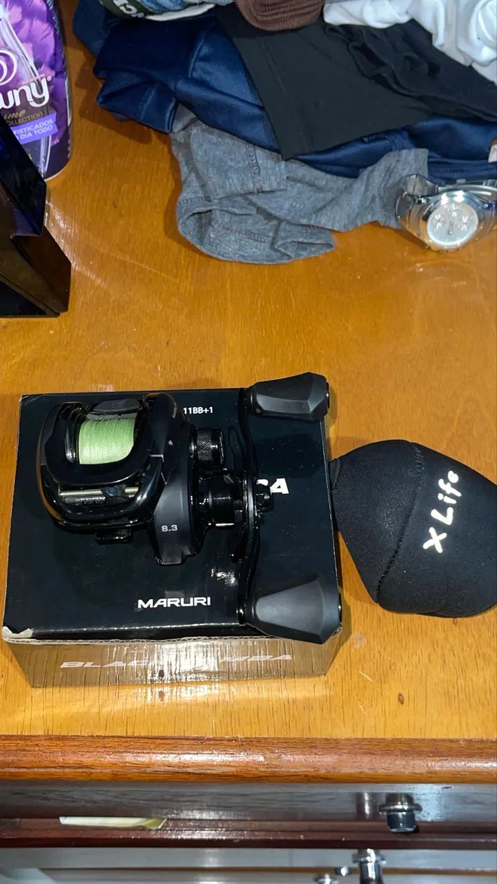 Carretilha de pesca kit completo - Foto 3