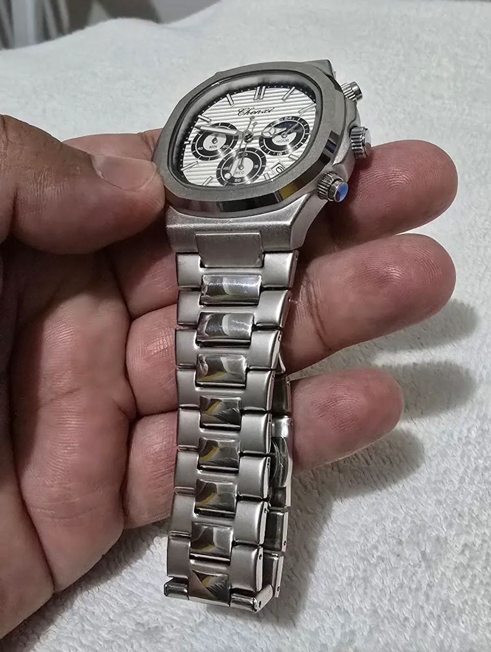 Relógio da Chenxi cronógrafo em aço original  - Foto 2