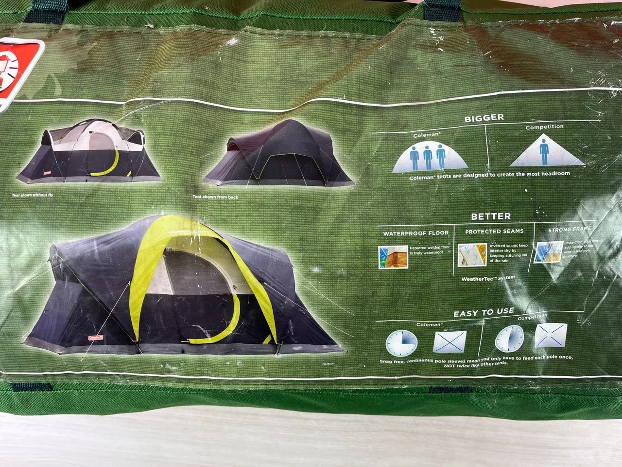 Barraca Coleman para 6 pessoas 4x2,10 metros - Foto 2