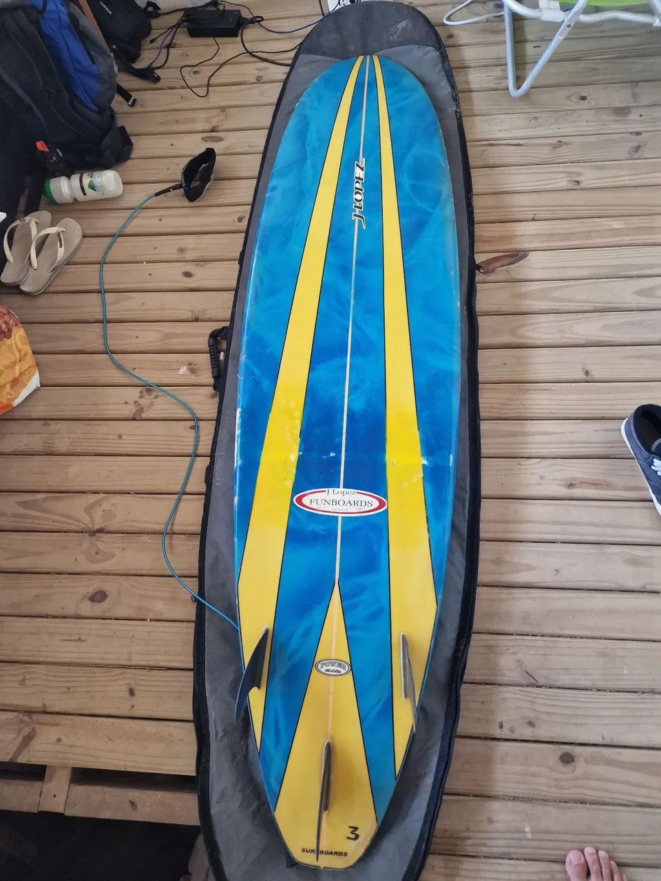 Prancha de Surf Funboards Fun 7.3" quase um<br>Mini Long