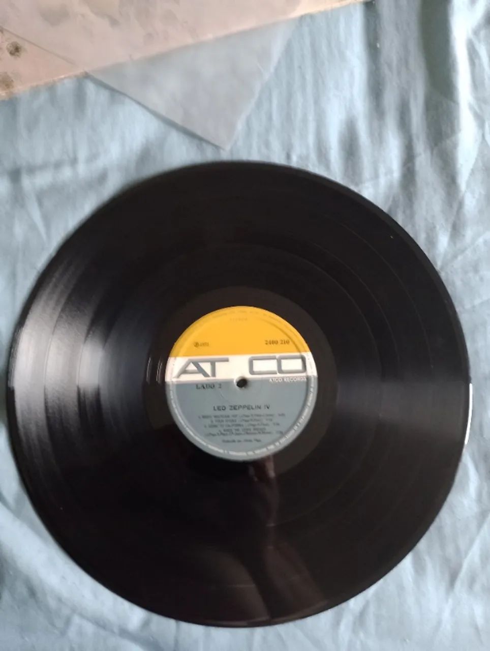 LP, Disco vinil Rock, Led Zeppelin iv, Primeira Edição 1971, ótimo estado! Não envio - Foto 2