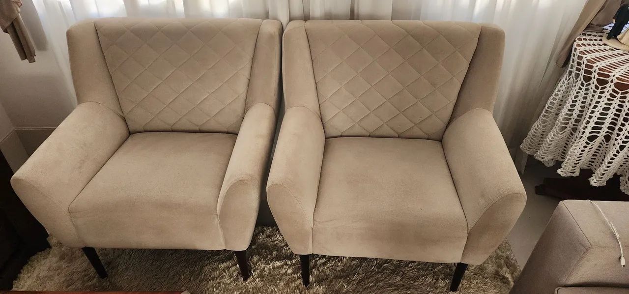 2 Poltronas semi novas em ótimo estado - Foto 2