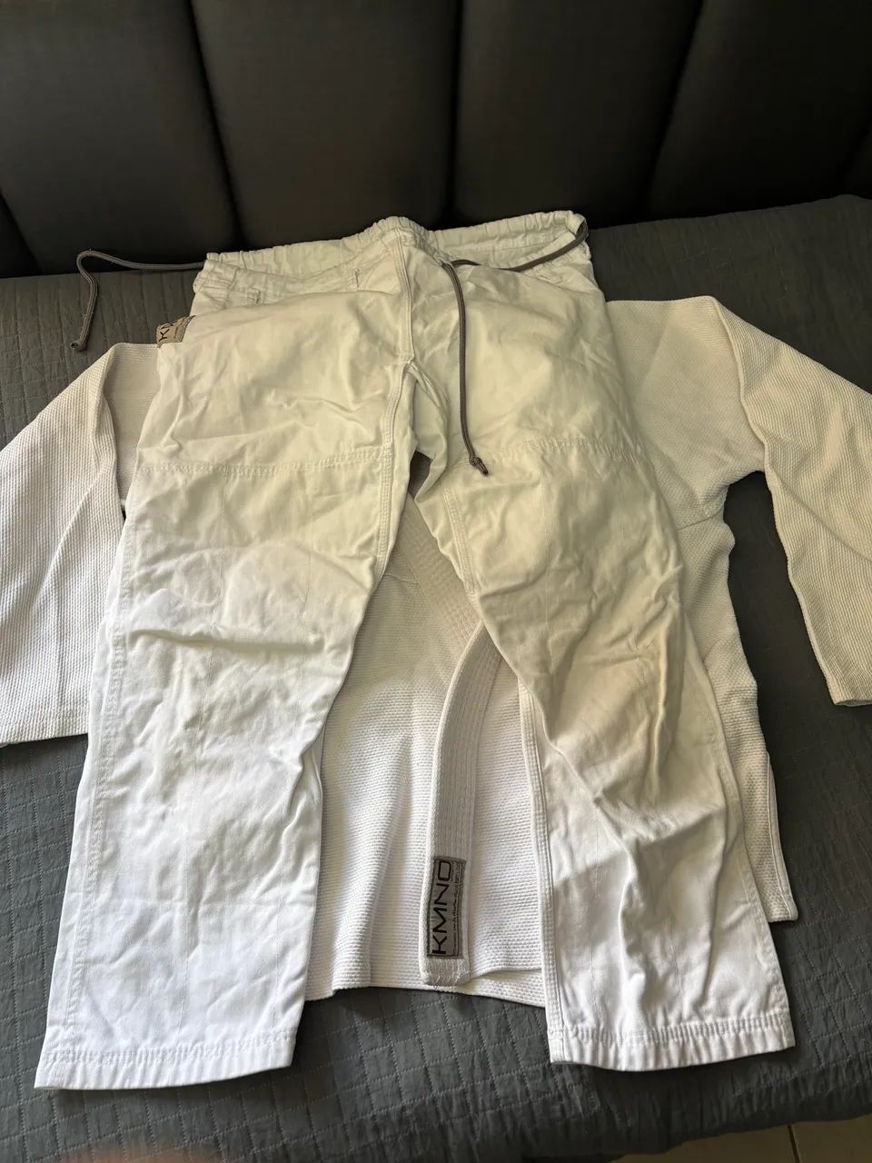 Kimono KMNO A3 BRANCO JIU JITSU - Foto 4