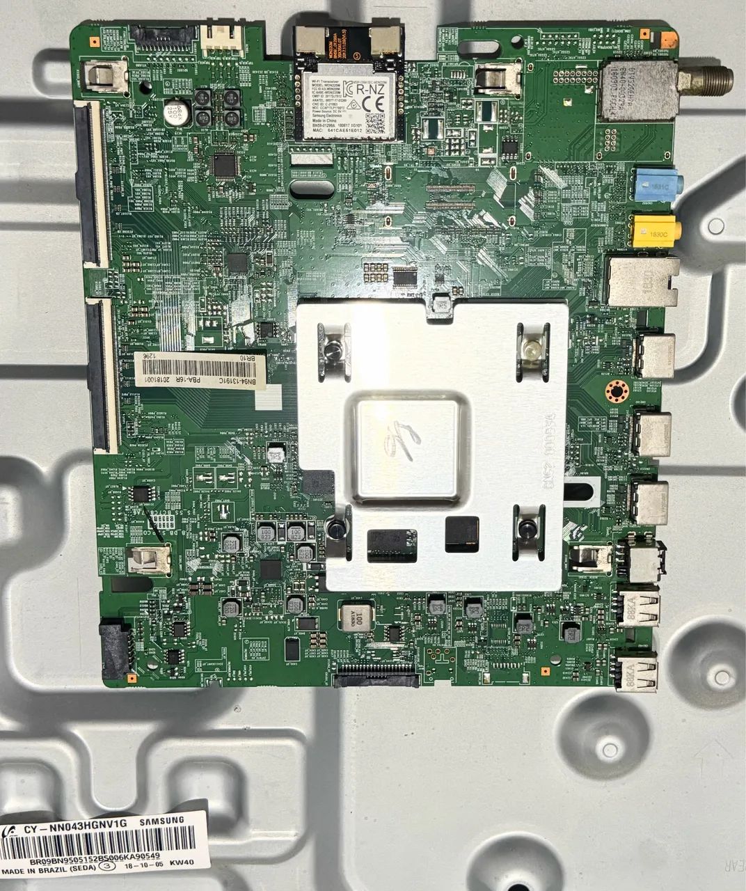 Placa Mãe TV Samsung UN43NU7100G