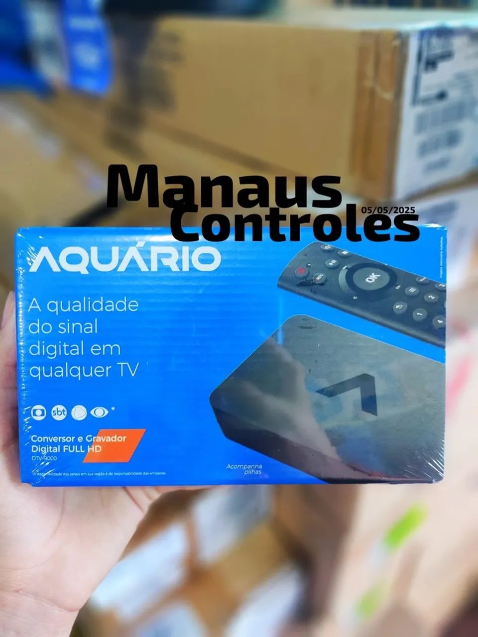 Conversor e Gravador Digital Full HD Aquário 