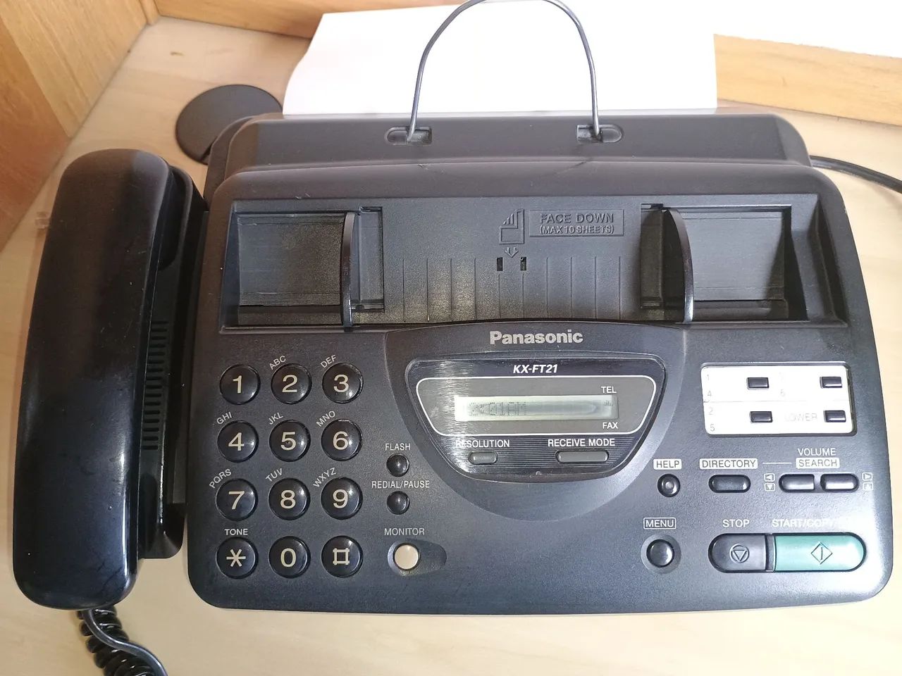 Fax Panasonic KX-FT21 Usado  - Foto 3