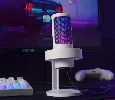 Fifine A8 RGB USB Microphone – White, Excellent Quality64617878625155121