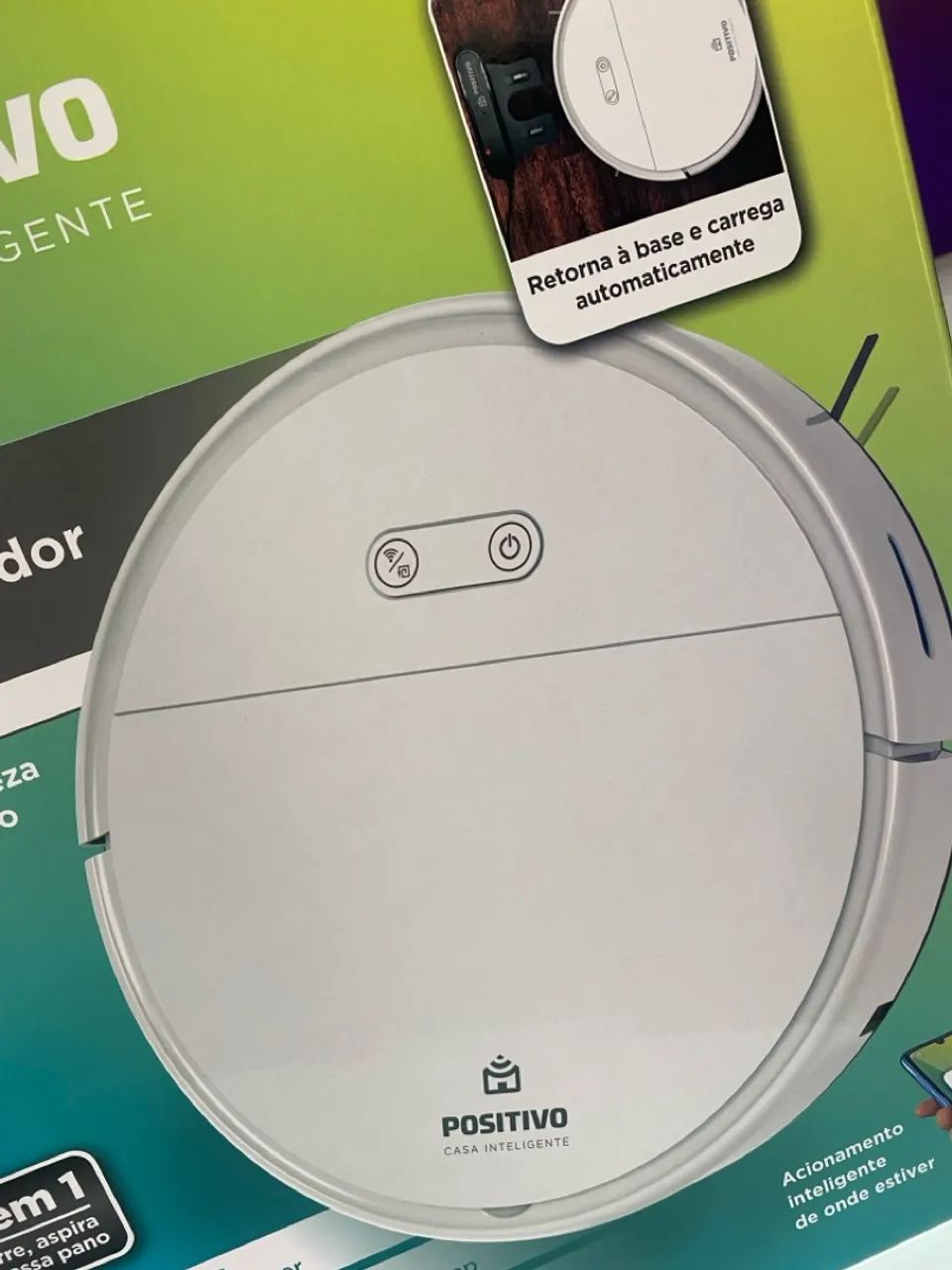 Robô Aspirador Wi-Fi Positivo PRA100 - Casa Inteligente - Foto 3