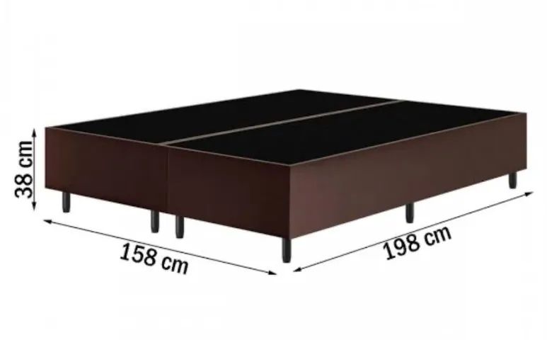 Cama box (varias cores) solteiro