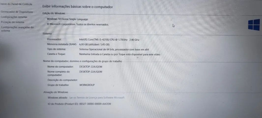 Notebook Asus Inter I5 - Placa de video 2gb - SSD 240gb - 6gb ram - Foto 2